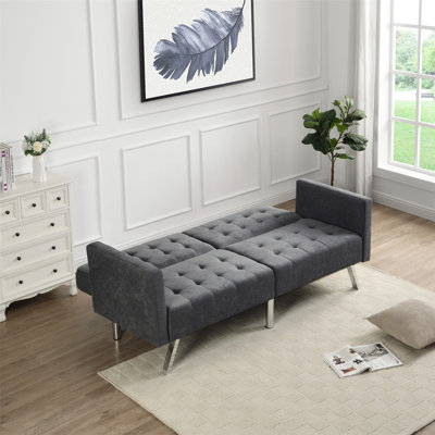 Causeuse moderne inclinable et respirante de style moderne, canapé-lit, compact pour les petits espaces et les appartements, facile à assembler