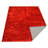 Fluffy HAND TUFTED SHAG POLYESTER ECO-FRIENDLY AREA RUGS - Light Red Colour | Solid Design-42358038