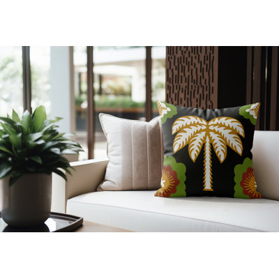 Coussin en microsuède Fisal