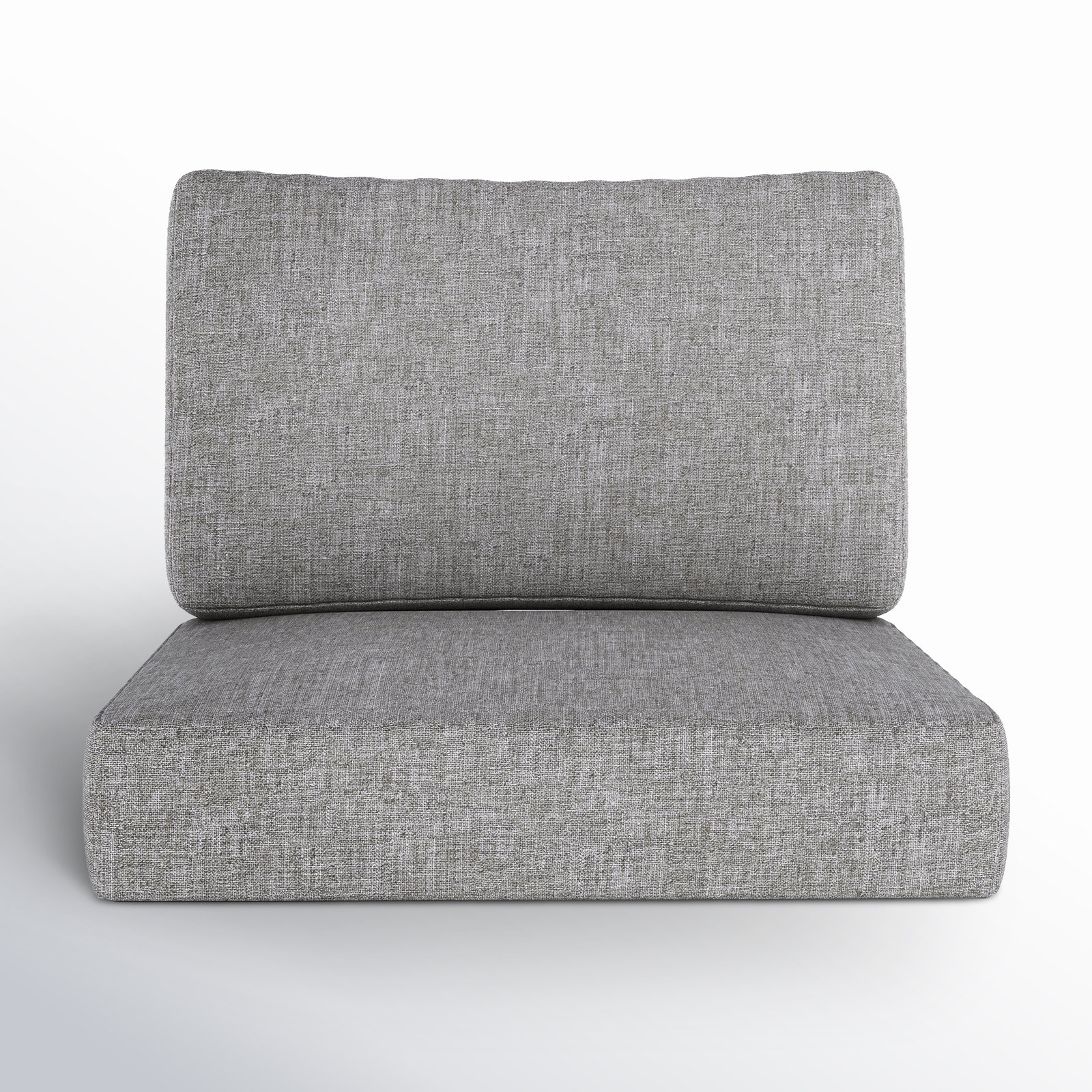 Lani 29" Sunbrella® Seat and Back Cushion, Canvas Granite Sunbrella® Canvas