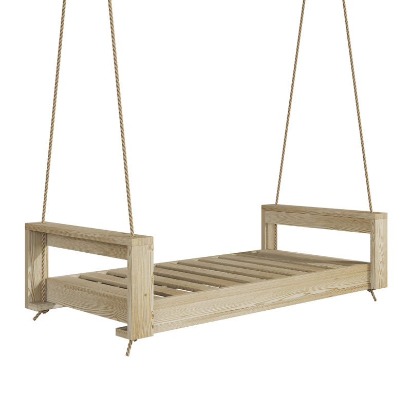Balancelle Zaxton Amish, à partir de pin séché au four, Non fini, 65.75"