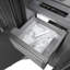 ZLINE 18 in. 8.6 cu. ft. Right Hinge Column Freezer in White Matte with Graphite Gray Interior-1468478962