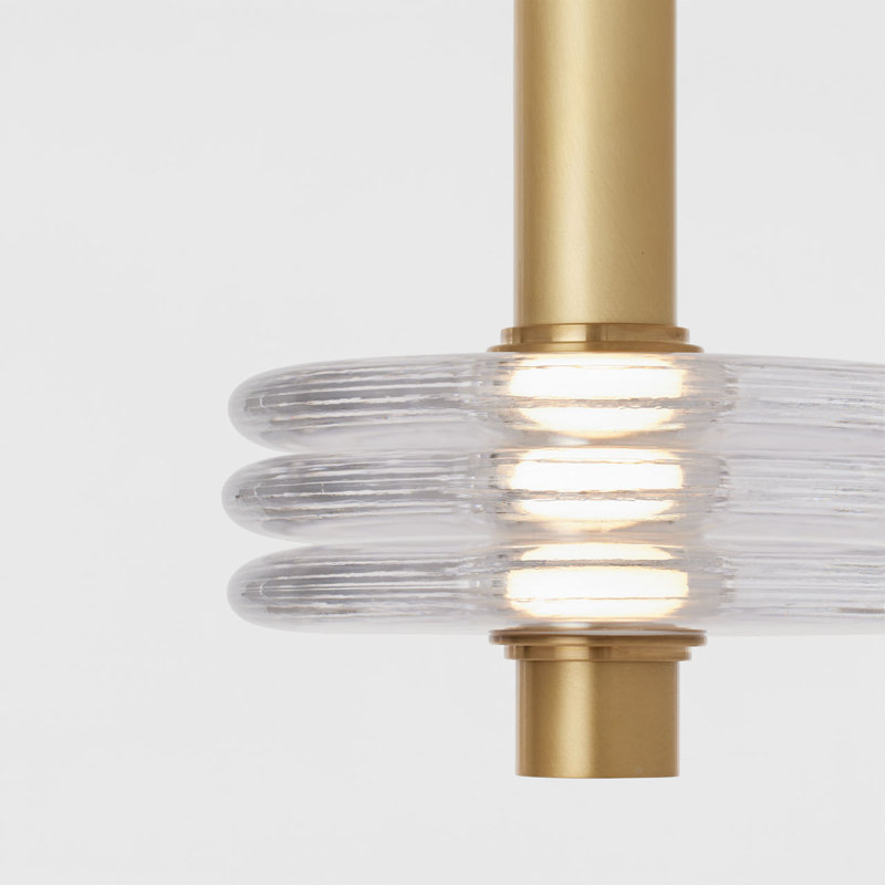 Laurel Pendant, 79.8" H x 8" W x 8" D
