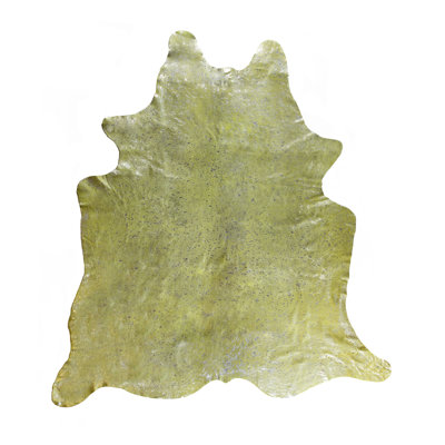 Houchin Performance Cowhide Animal Print Indoor Rug