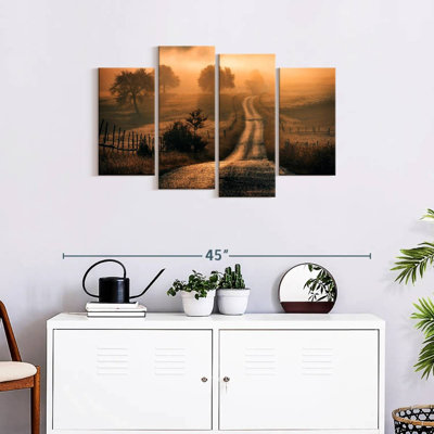 «Field of Fog», reproduction d'art sur toile