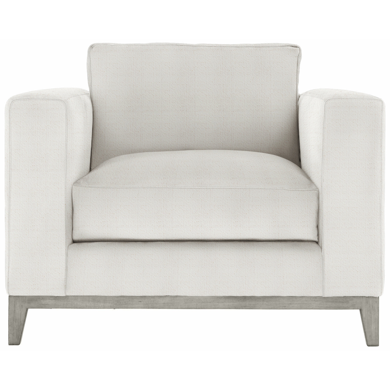 Noel Upholstered Armchair, White/Cream/Gray Boucle 1125-021, Antique White