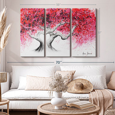 Trees Of Love Canvas Print