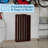 PETMAKER Pet Gate - Indoor Foldable Dog Fence for Stairs, Hallways, or Doorways - Retractable Freestanding Dog Gates (Brown)-44859692