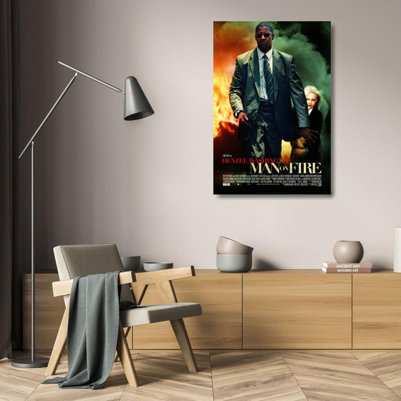 «Man on Fire», H 24 po x l 16 po