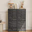 Commode 8 tiroirs, coffre de rangement étroit et grand, petit rangement-135358016