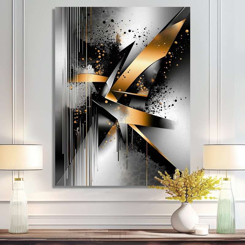 Emotional Pulse Of Volcano Fractals III - Abstract Metal Wall Decor, Fractals Metal Print, 20" H x 12" W x 0.84" D