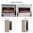 60 Inch Electric Fireplace With Remote, Multi Color Flame & , 1400W Heat, Design Tempered Glass Fireplace, Inch, Remote Operated, 11 Temperature Settings-1170033178