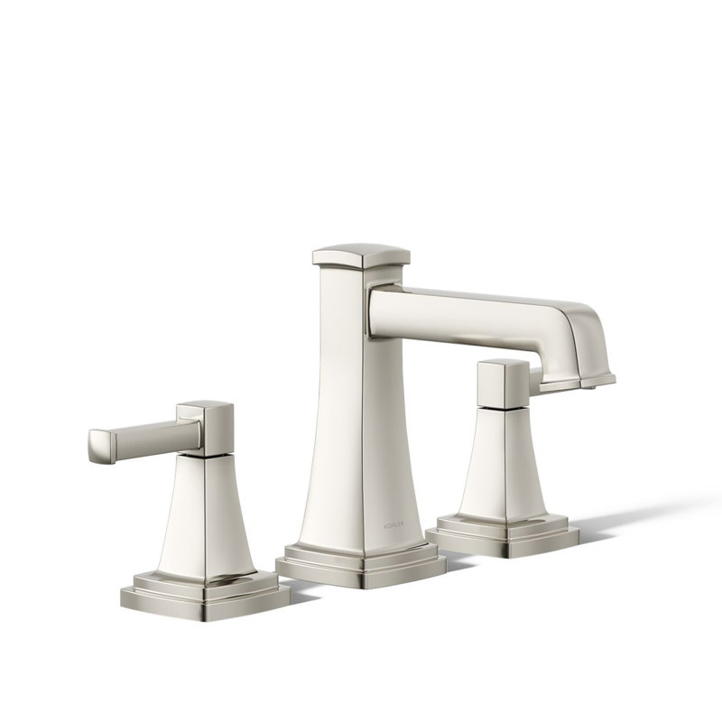 Riff Widespread Bathroom Sink Faucet, Polished Chrome, 1.2 GPM