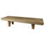 Montant et support en bois