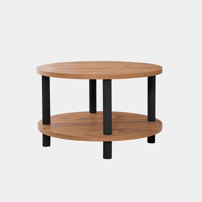 Table basse à 4 pieds avec rangement Carli