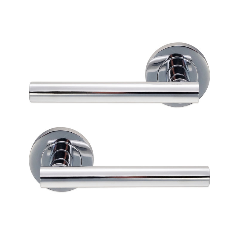 Jura Lever Door Handle, Polished Chrome