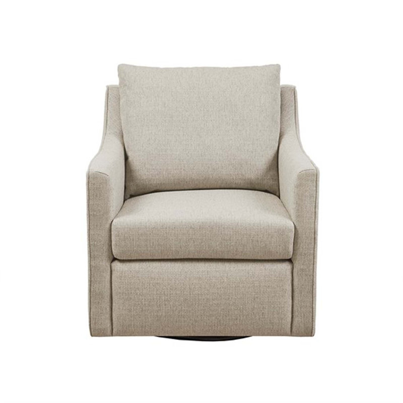 Chaise avec accoudoirs pivotante, Natural Polyester