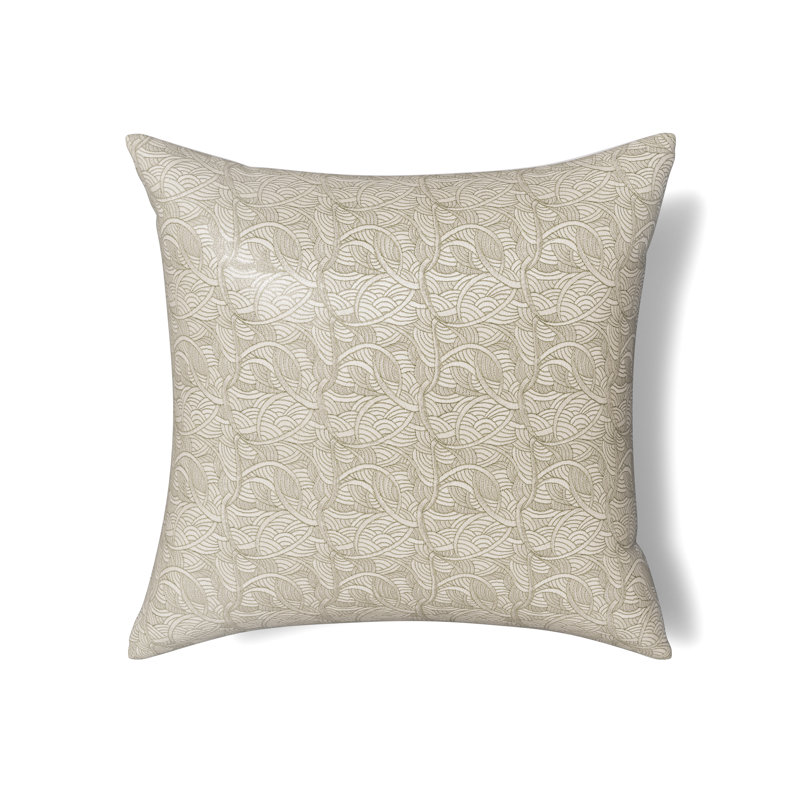 La Sirene Square Pillow Cover & Insert, Powder