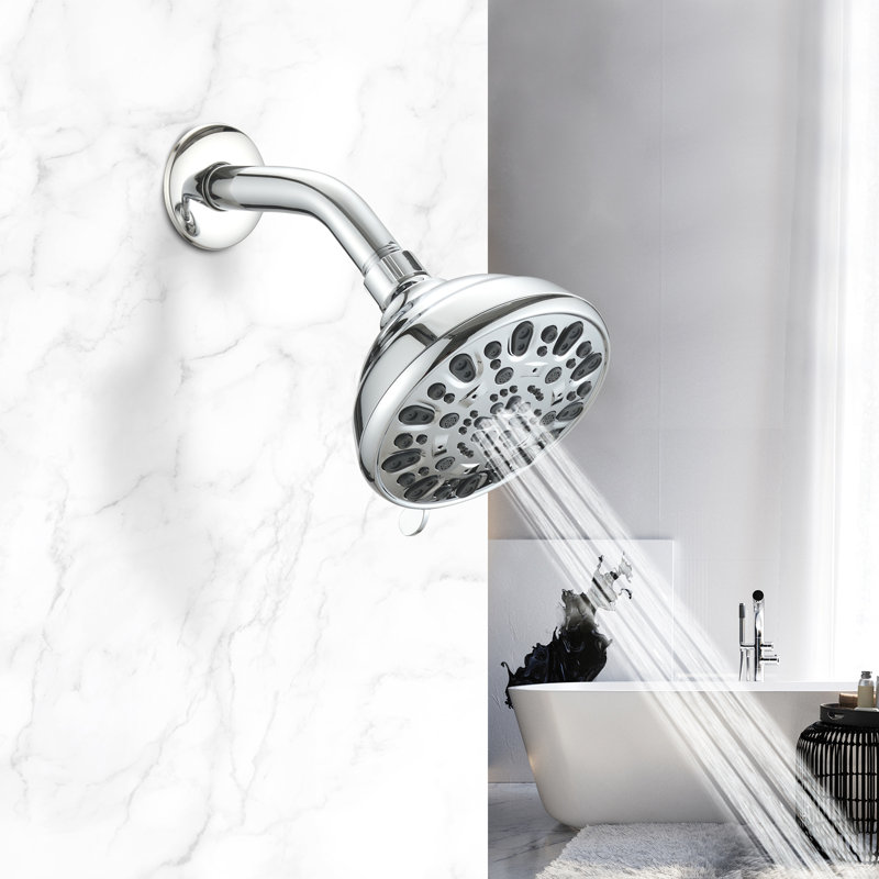 Fixed Shower Head 1.8 GPM GPM, Chrome 