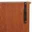 Verre foncé en chêne foncé, présentoir de pièces de monnaie, tablettes réglables, éclairage intérieur, sangle de surmatelas trempé, couloir