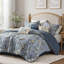 Ensembles de literie à motif floral rétro, élégance en coton, style maison de campagne pour toutes les saisons