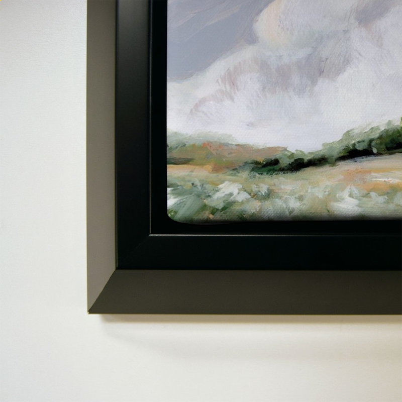 «Soft Summer Sky» par Katrina Pete - impression sur toile, H 28 po x l 28 po, Noir