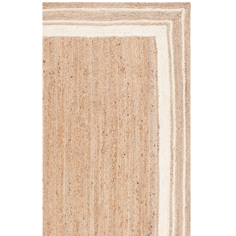 Gassett Natural Fiber Hand Woven Jute Rug, Square 6'