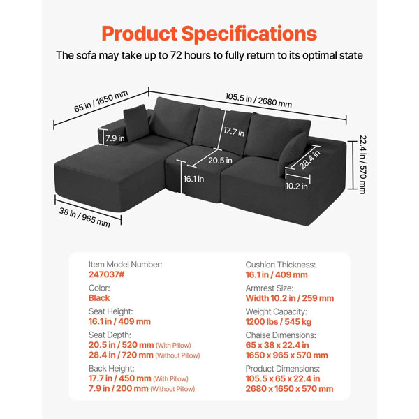 Dimensions du produit