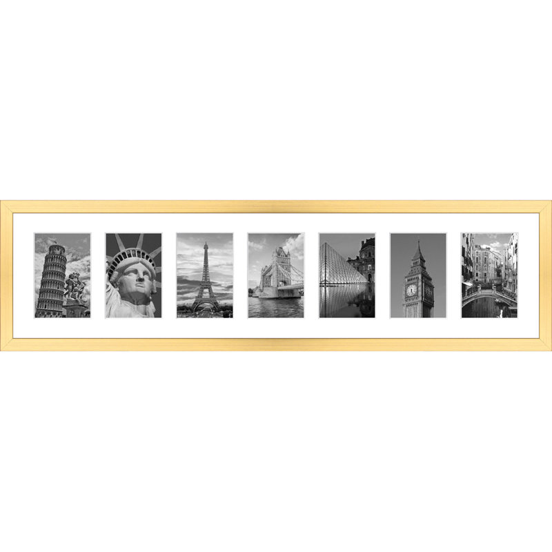 Aaeesha Collage Picture Frame, Gold
