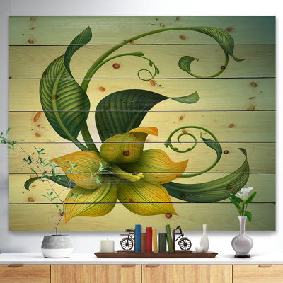 «Yellow Fantasy Flower», reproduction d'impression