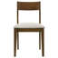 Ensemble de salle à manger rectangulaire 7 pièces 59 pouces Nenita - Brun foncé-107231585
