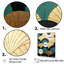 Emerald and Golden Arches - Formes abstraites, art mural pour le salon-95868916-95868912