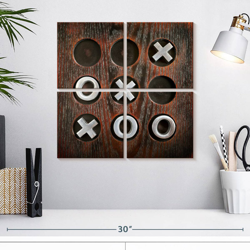 Tic Tac Toe Senne, H 18 po x l 18 po