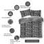 Safari Animal Print Reversible Duvet Cover Set - Soft Polycotton Bedding with Pillowcases Zebra & Leopard Design-27330386-27330384