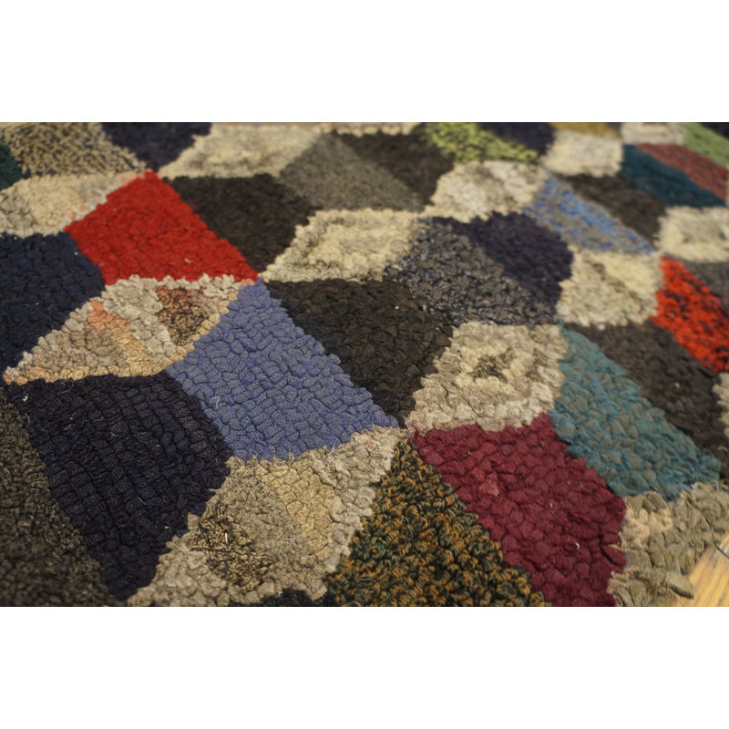 Antique American Hooked Rug American