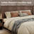 Modern Farmhouse Wood Headboard King Size 80.2 In Wide Wall Mounted Fluted Panel Wingback - Walnut-1121968443