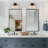 Nayomee Dimmable Black/Brass Rectangle Vanity Light-360895736