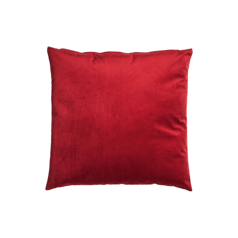 Lorene Square Cushion, Red/Dark Green, 65cm x 65cm