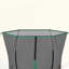 Trampoline Springfree No Gap de 6 pi avec cordes élastiques, silencieux et sécuritaire pour les enfants, tapis de saut résistant aux rayons UV