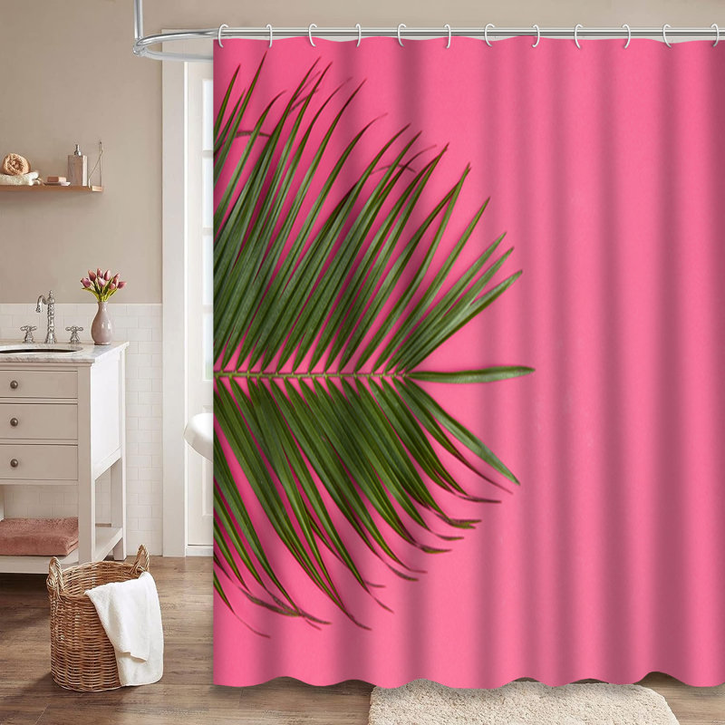 Rideau de douche Tropical Palm Tree, L 72 po x l 84 po