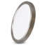 Plafonnier encastré rond moderne à DEL, plafonnier blanc chaud 3000 K, finition nickel brossé, intensité variable 10 à 100%, luminaire mince de 11/13 po pour les espaces intérieurs-55048188