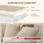 Canapé modulaire, canapé en L 3 places avec siège intégré, beige-691786607