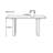 Simple rectangular solid wood mosaic dining table-429068135