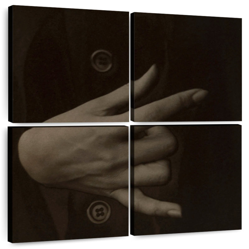 Leisha, Géorgie, O'Keeffe, main, 1919, H 26 po x l 26 po