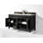 Aspen 60'' Double Bathroom Vanity with Carrara Marble Top-51189466-51189467