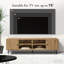 Meuble télé 71 po avec rangement pour téléviseurs de 75 po ou moins