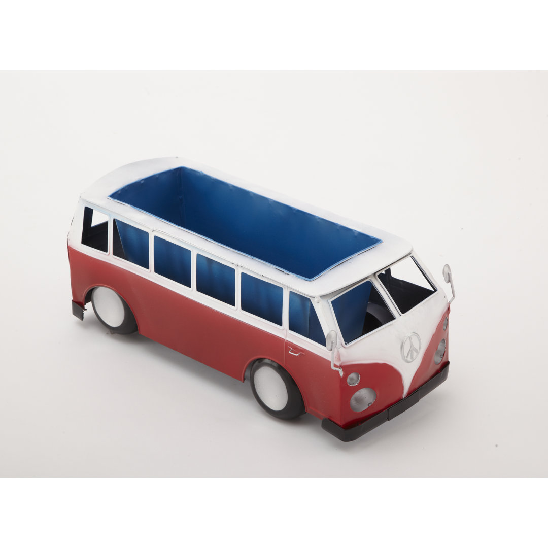 Blumentopf Campervan aus Metall