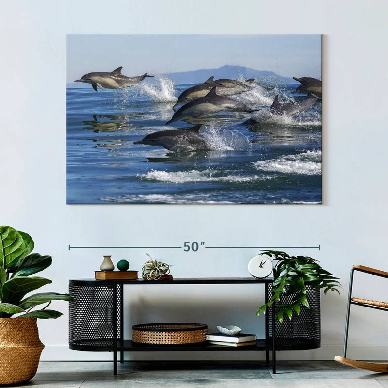 Crowle Dolphin Pod, 34" H x 51" W