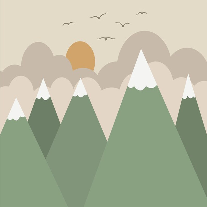 Minimalist Mountain View, 8'' L x 108'' W