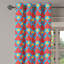 Rideaux à œillets décoratifs à 2 panneaux George Oliver, 50 po x 54 po, souci, bleu ciel-1658878948